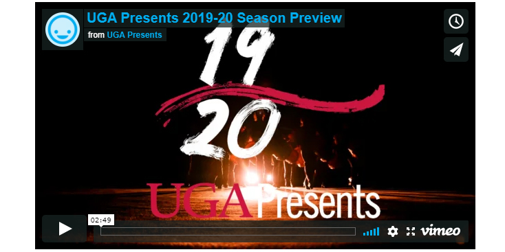 UGA Presents 2019-20 video