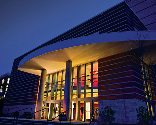 Performing Arts Center at night