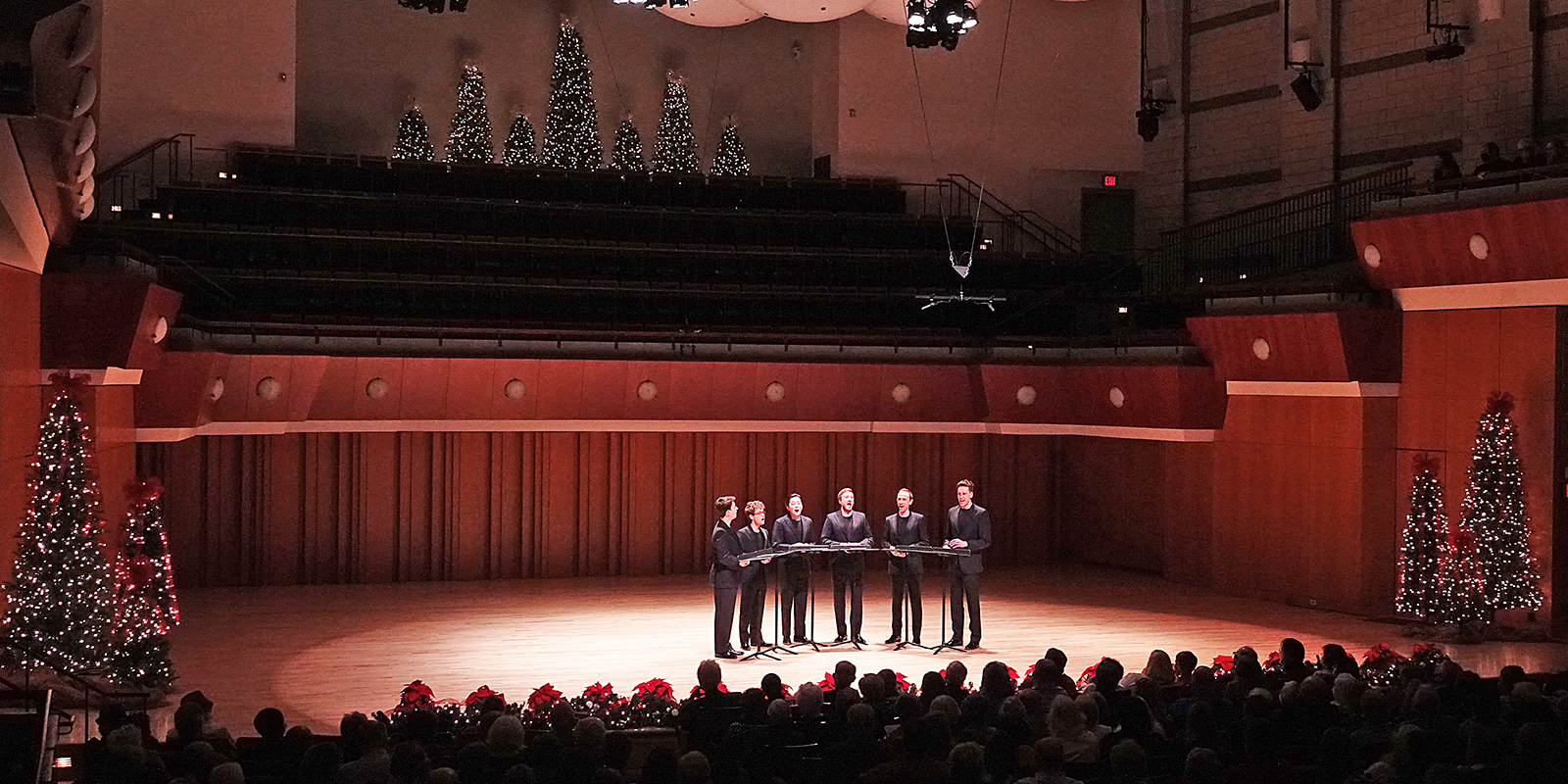 The King's Singers perform in Hodgson Concert Hall