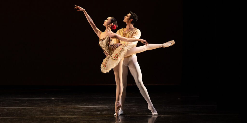 ABT Studio Company Paquita Pas de Deux featuring YeonSeo Choi and Finnian Carmeci - photo by Rosalie O'Connor